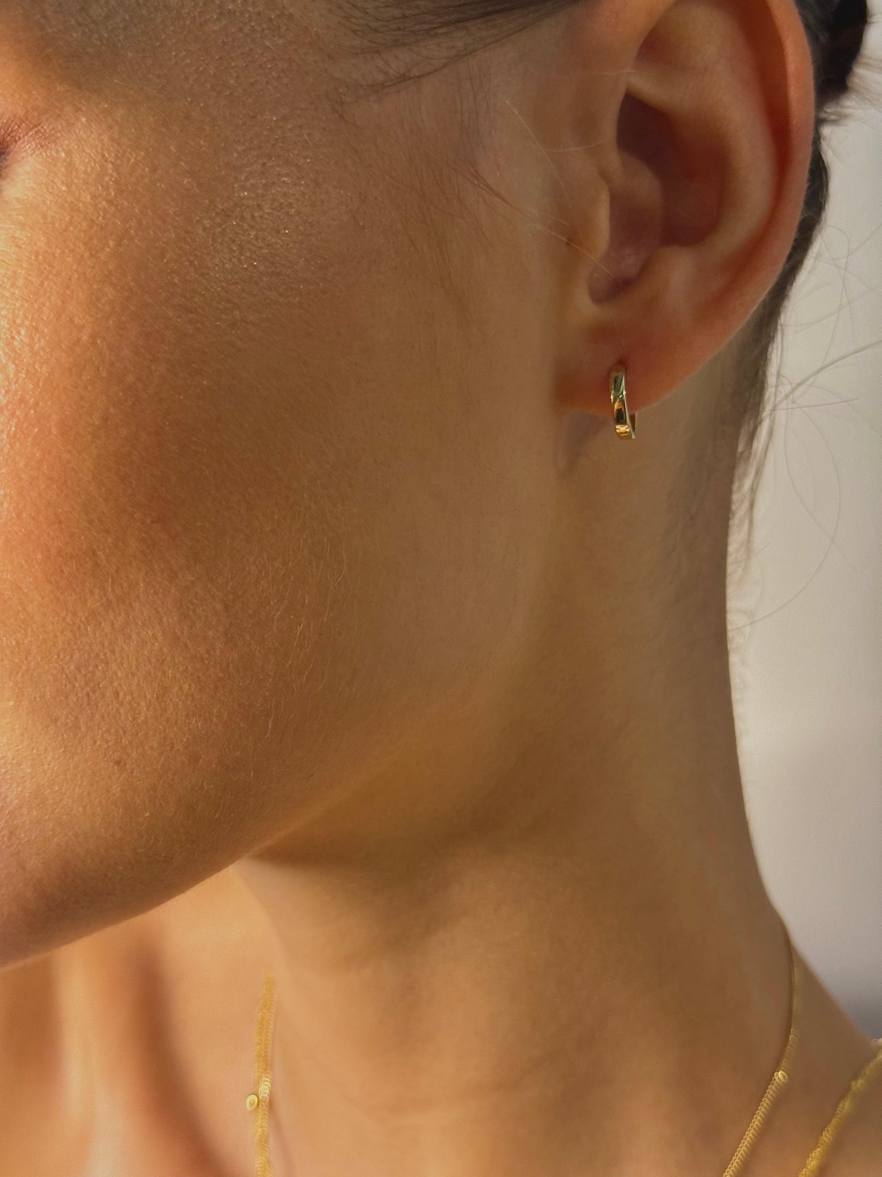 The Kitts 9ct Gold Mini Sleeper Earrings